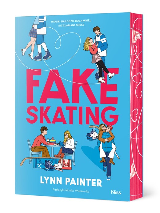 okładka Fake skating książka | Lynn Painter