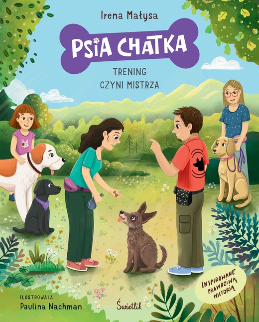 okładka Trening czyni mistrza. Psia chatka książka | Irena Małysa