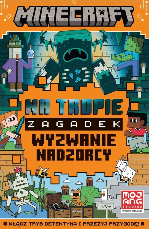 okładka Minecraft. Na tropie zagadek. Wyzwanie nadzorcy książka | Jay Castello