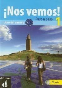 okładka Nos vemos! 1 Paso a paso A1.1 + CD książka | Praca Zbiorowa