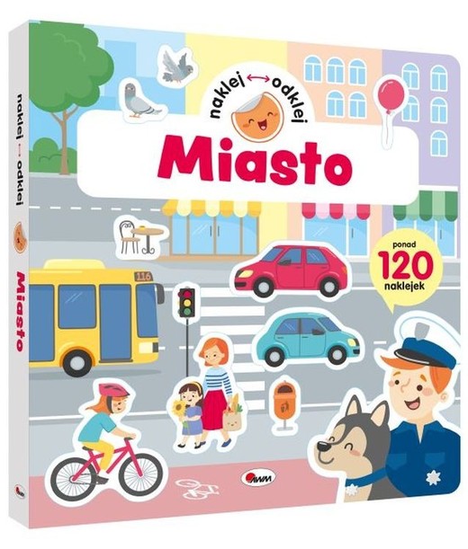 okładka Naklej odklej. Miasto książka | Opracowanie zbiorowe