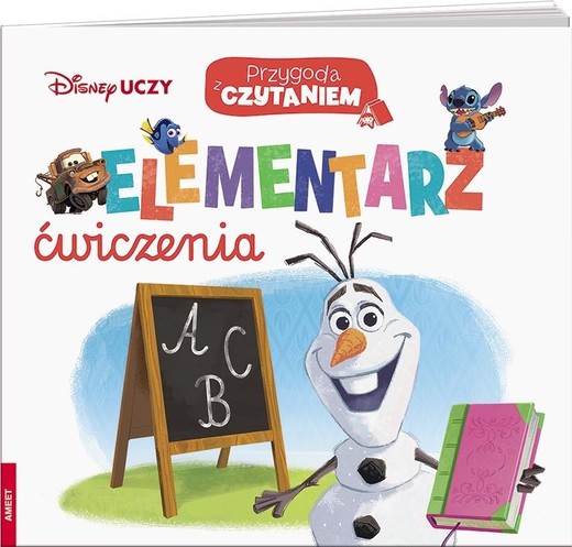 okładka Disney uczy. Przygoda z czytaniem Elementarz książka | Praca Zbiorowa