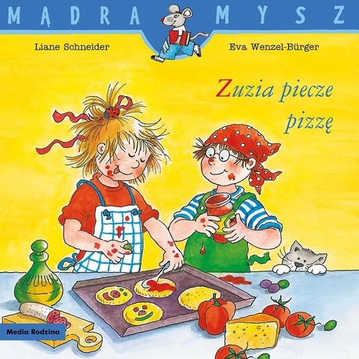 okładka Mądra Mysz. Zuzia piecze pizzę książka | Emilia Kledzik