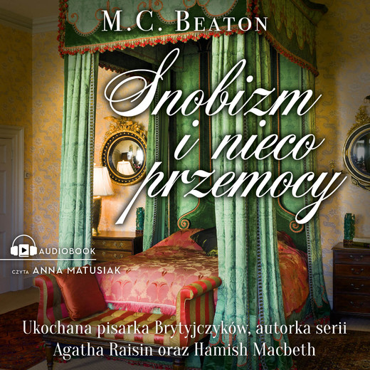 okładka Snobizm i nieco przemocy audiobook | MP3 | M.C. Beaton