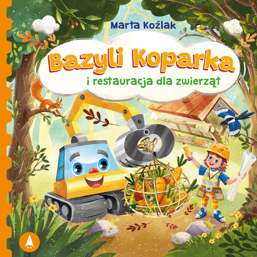 okładka Bazyli Koparka i restauracja dla zwierząt audiobook | MP3 | Koźlak Marta