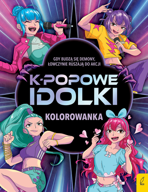 okładka K-popowe idolki. Kolorowanka książka | Opracowanie zbiorowe