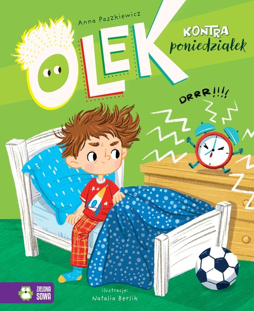 okładka Olek kontra poniedziałek książka | Anna Paszkiewicz
