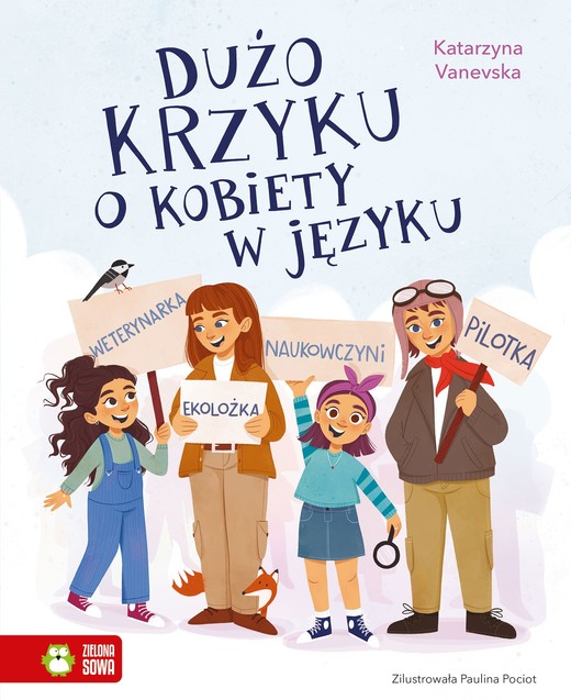 okładka Dużo krzyku o kobiety w języku książka | Vanevska Katarzyna
