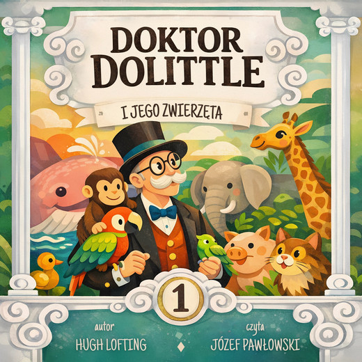 okładka Doktor Dolittle i jego zwierzęta audiobook | MP3 | Hugh Lofting