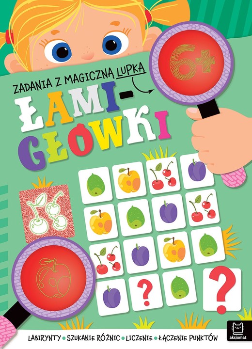 okładka Zadania z magiczną lupką. ŁAMIGŁÓWKI 6+ książka | Agnieszka Bator
