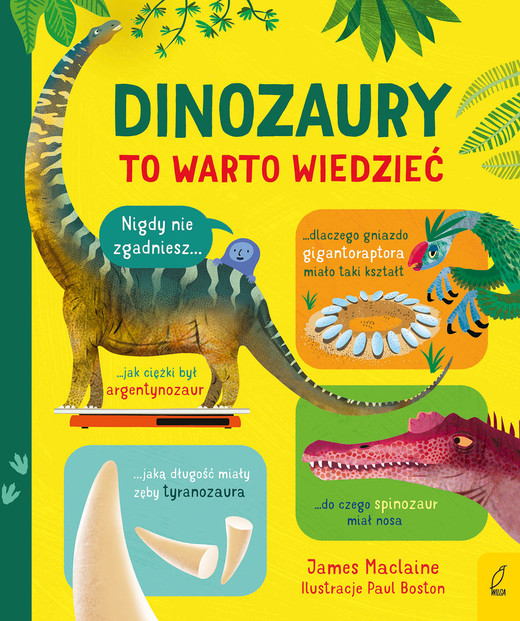 okładka Dinozaury. To warto wiedzieć książka | James MacLaine