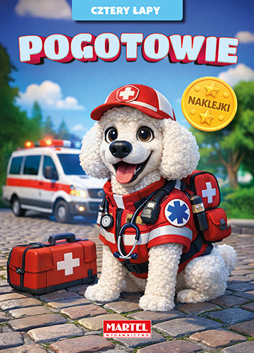 okładka Pogotowie. Cztery łapy. Kolorowanka z naklejkami książka | Maciej Ratajczyk