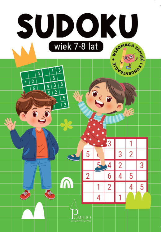 okładka SUDOKU 7-8 lat książka | Opracowanie zbiorowe