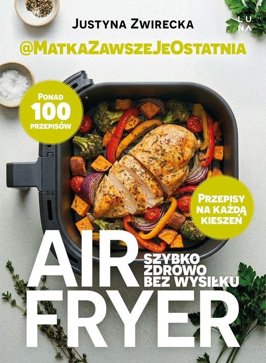 okładka Air fryer książka | Zwirecka Justyna