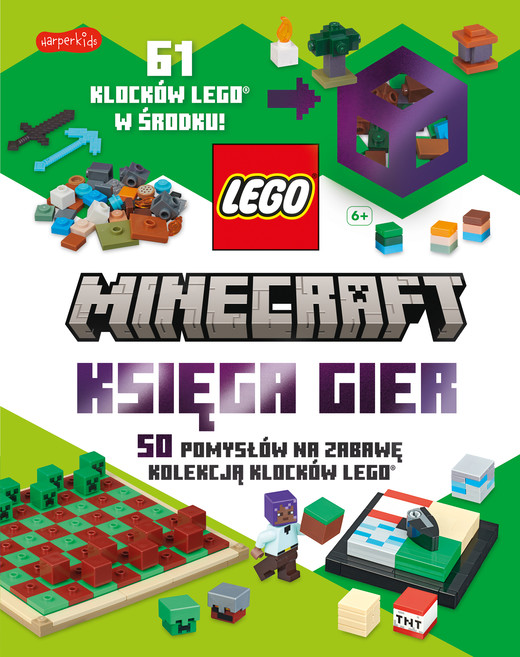 okładka LEGO. Księga gier. Minecraft książka | Opracowanie zbiorowe