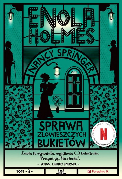 okładka Sprawa złowieszczych bukietów. Enola Holmes wyd. 4 książka | Nancy Springer