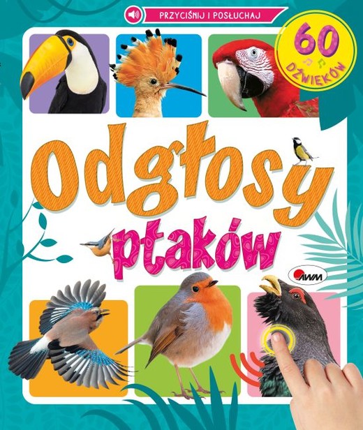 okładka Odgłosy ptaków 60 dźwięków książka | Opracowanie zbiorowe