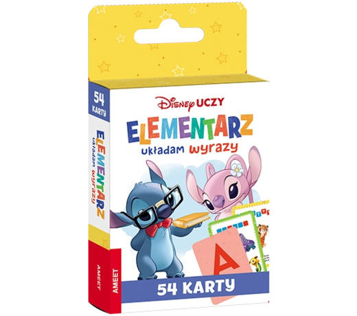 okładka Disney uczy Układam wyrazy karty 6+ UEK-9304 książka | Opracowanie zbiorowe