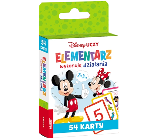 okładka Disney uczy Elementarz wykonuję działania karty UEK-9303 książka | Opracowanie zbiorowe