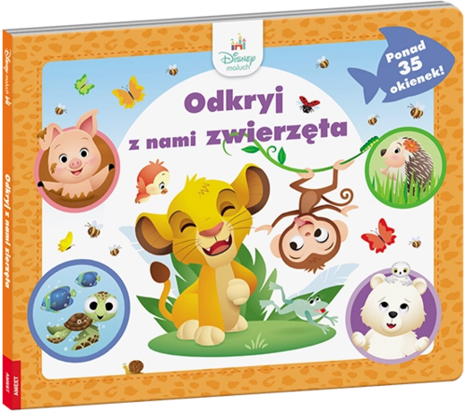 okładka Disney Maluch Odkryj z nami zwierzęta OK-9204 książka | Opracowanie zbiorowe