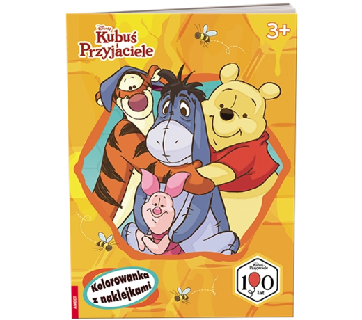 okładka Disney Kubuś i przyjaciele Kolorowanka z naklejkami NA-9147 książka | Opracowanie zbiorowe