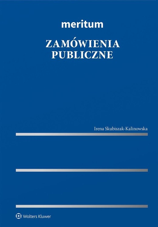 okładka Meritum. Zamówienia publiczne książka | Skubiszak-Kalinowska Irena
