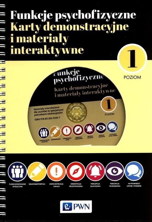 okładka Funkcje psychofizyczne Karty... + DVD Poziom 1 książka | Praca Zbiorowa