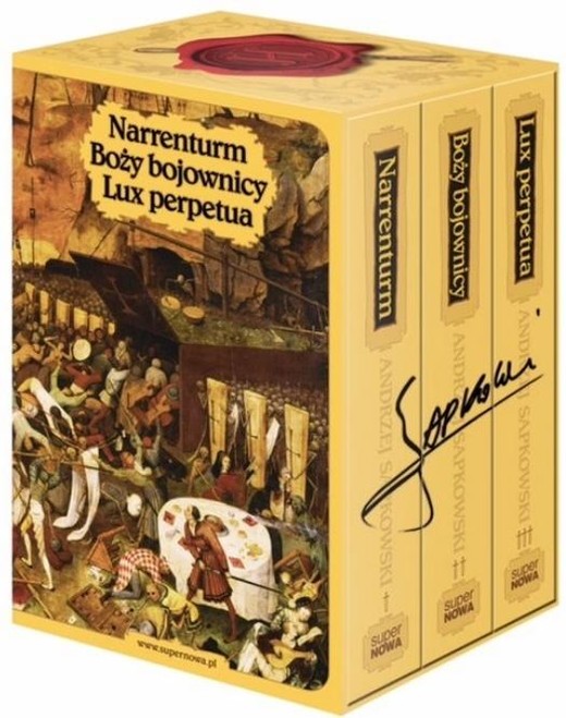 okładka Trylogia Husycka T. 1-3 książka | Andrzej Sapkowski