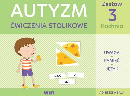 okładka Autyzm ćwiczenia stolikowe. Zestaw kuchnia książka | Agnieszka Bala