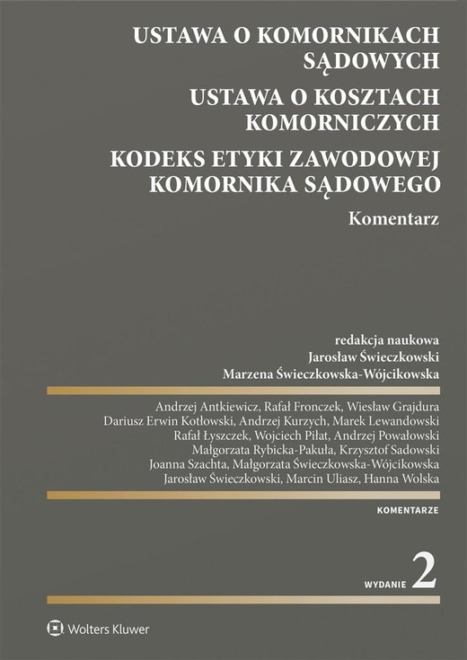 okładka Ustawa o komornikach sądowych książka | Praca Zbiorowa