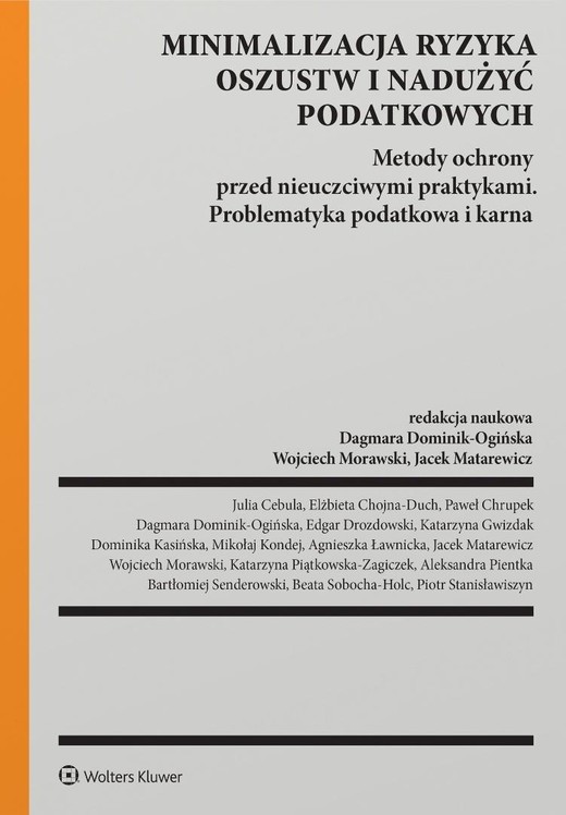 okładka Minimalizacja ryzyka oszustw i nadużyć podatkowych książka | Praca Zbiorowa