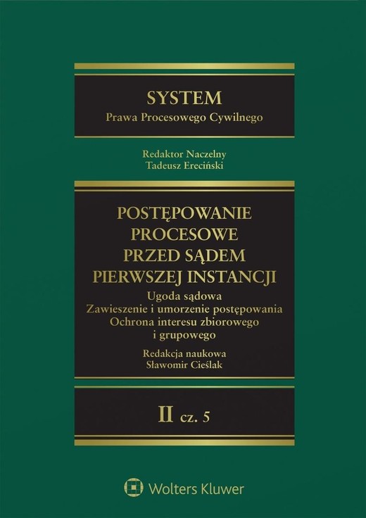 okładka System Prawa Procesowego Cywilnego T.2 cz.5 książka | Ereciński Tadeusz
