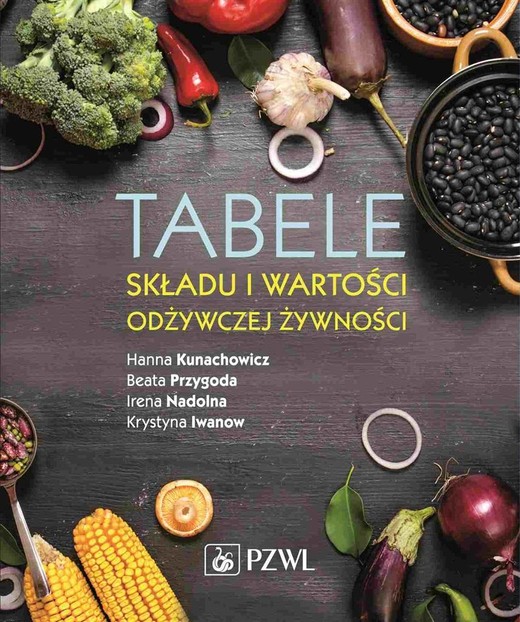 okładka Tabele składu i wartości odżywczej żywności. Food książka | Hanna Kuchanowicz