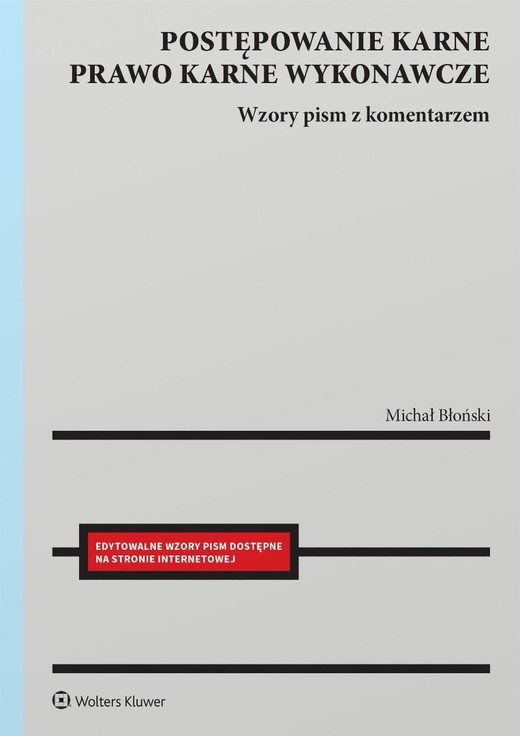 okładka Postępowanie karne i prawo karne wykonawcze książka | Michał Błoński