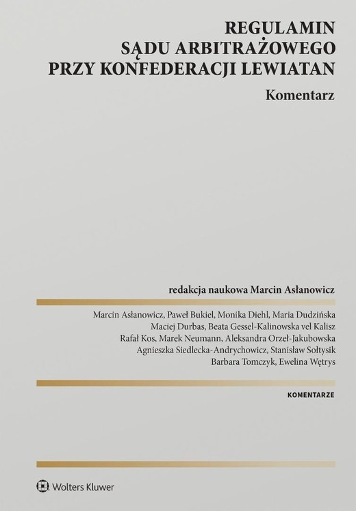 okładka Regulamin Sądu Arbitrażowego przy Konfederacji... książka | Praca Zbiorowa
