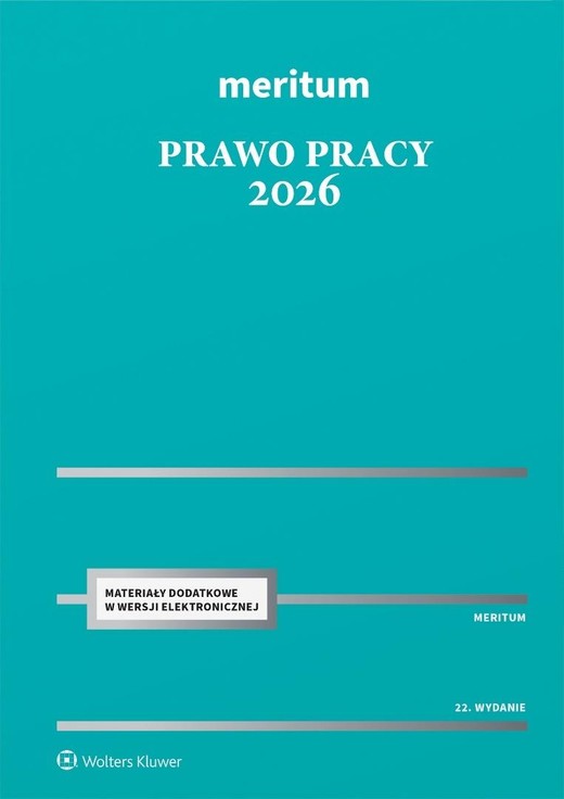 okładka Meritum Prawo Pracy 2026 w.22 książka | Kazimierz Jaśkowski