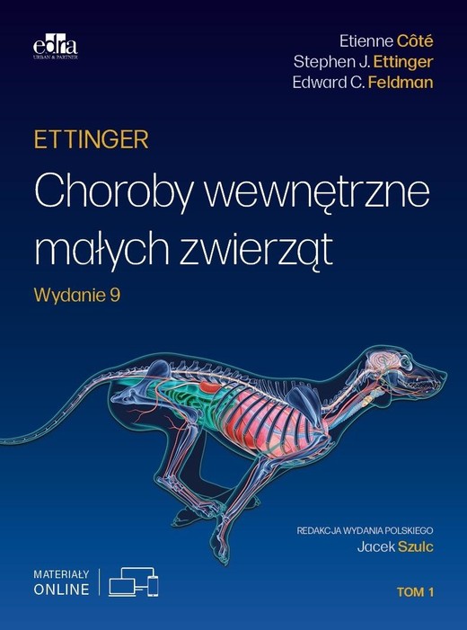 okładka Ettinger. Choroby wewnętrzne małych zwierząt T.1 książka | red. JacekSzulc