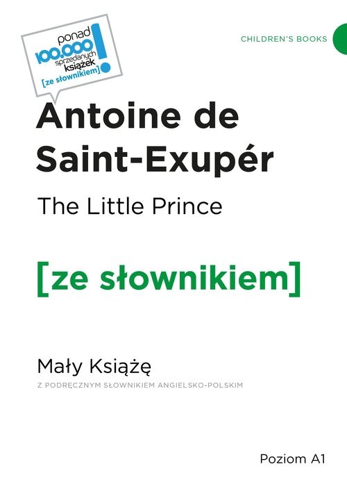 okładka The Little Prince / Mały Książę z podręcznym słownikiem angielsko-polskim książka | Saint-Exupéry Antoine