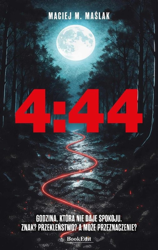 okładka 4:44 książka | Macciej M.Maślak