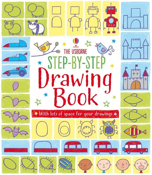 okładka Step-by-step. Drawing Book wer. angielska książka | Candice Whatmore, Watt Fiona