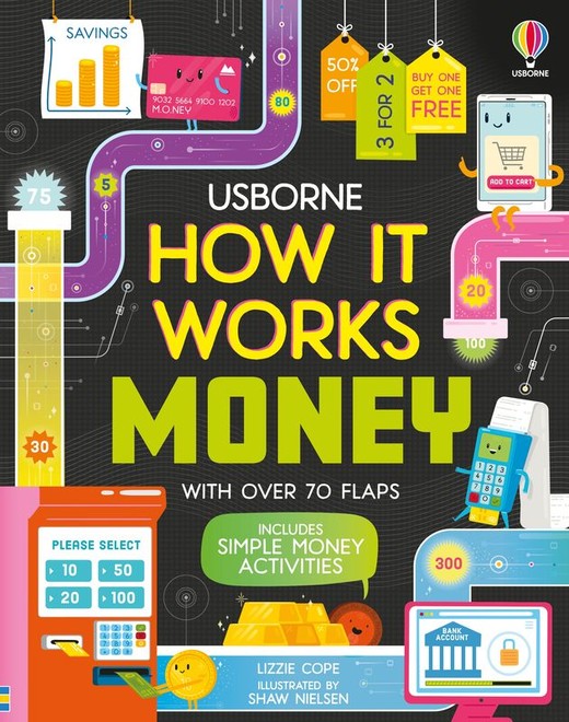 okładka How It Works. Money wer. angielska książka | Lizzie Cope, Shaw Nielsen