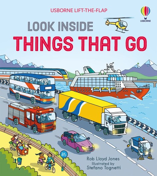 okładka Look Inside Things That Go wer. angielska książka | Jones RobLloyd, Stefano Tognetti