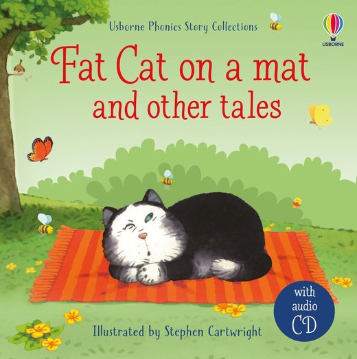 okładka Fat cat on a mat and other tales with CD wer. angielska książka | Opracowanie zbiorowe
