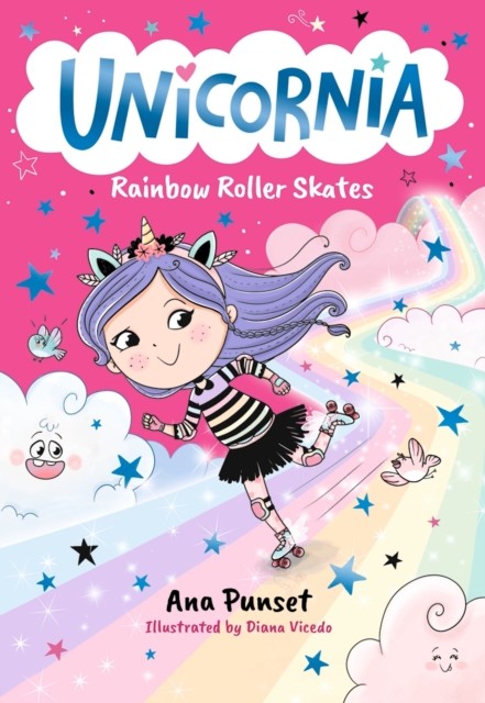 okładka Unicornia: Rainbow Roller Skates książka | Ana Punset, Diana Vicedo