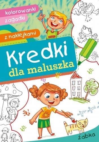 okładka Kredki dla maluszka. Żabka książka | Dorota Krassowska