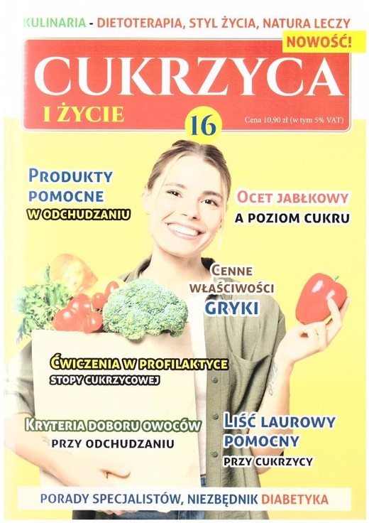 okładka Cukrzyca i życie 16 książka | Praca Zbiorowa