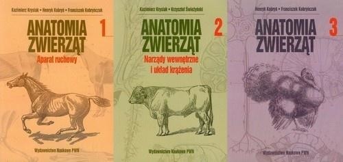 okładka Anatomia zwierząt T.1-3 książka | Franciszek Kobryńczuk, Henryk Kobryń