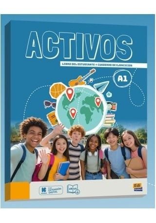 okładka Activos A1 podręcznik + ćwiczenia + zawartość... książka | Praca Zbiorowa