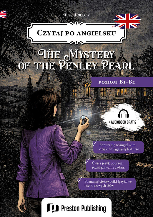 okładka The Mystery of the Penley Pearl. Czytaj po angielsku książka | Tess Hollow