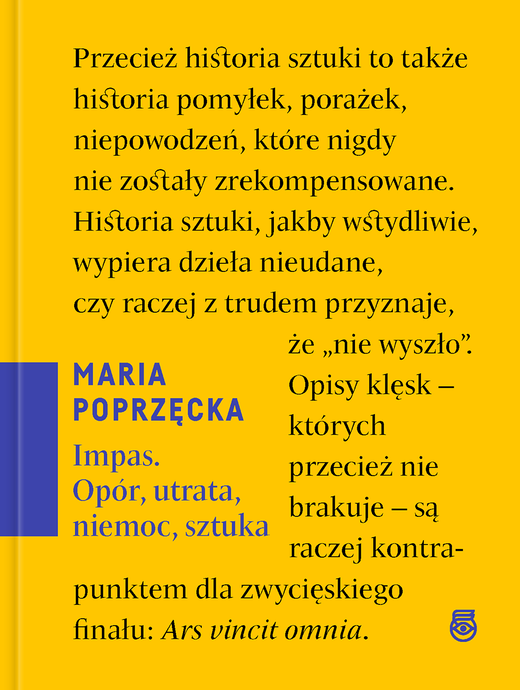 okładka Impas wyd. 2 książka | Maria Poprzęcka
